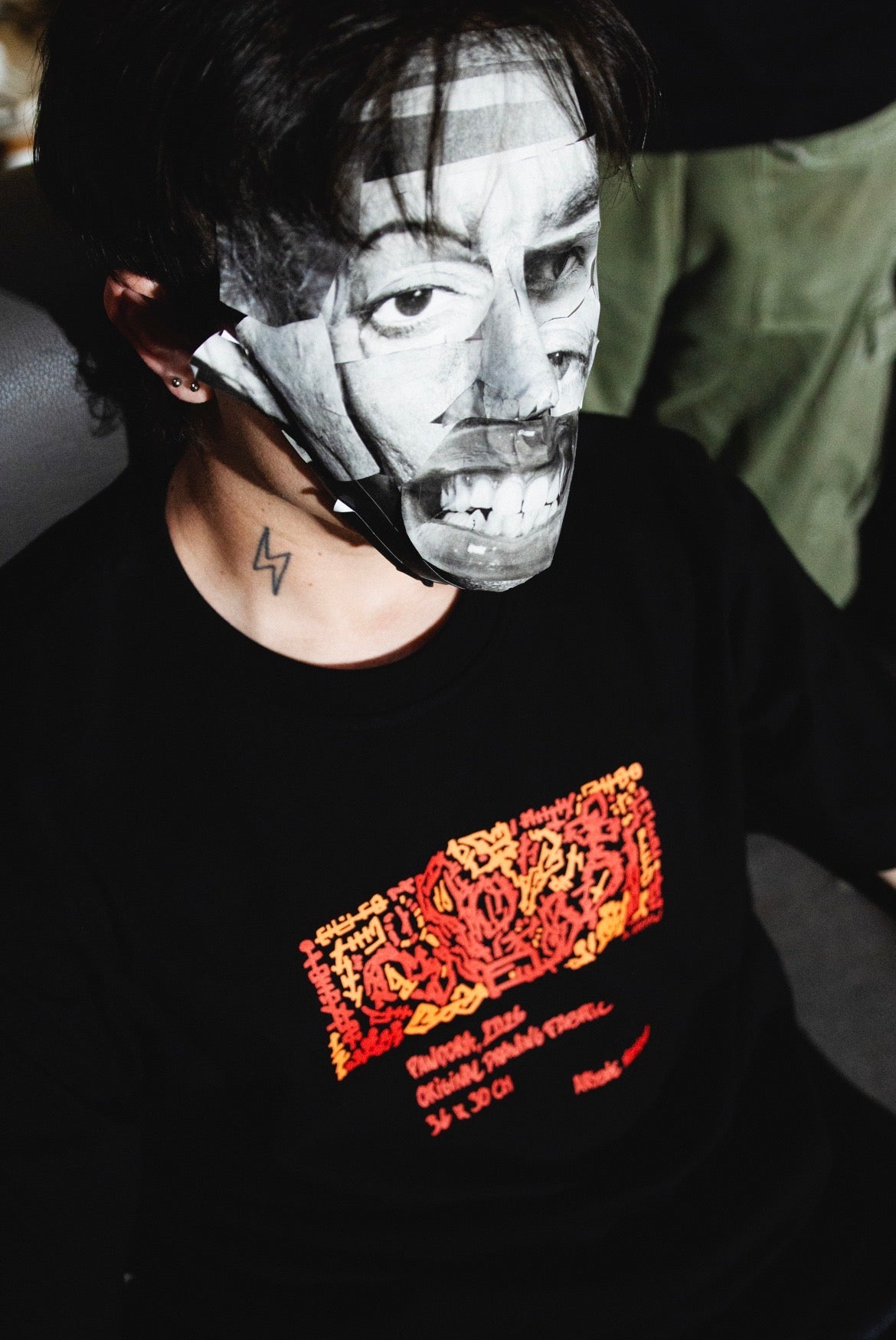 T-SHIRT PANDORA NOIR OVERSIZE