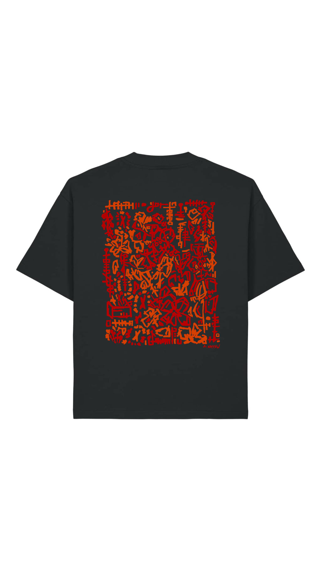 T-SHIRT PANDORA NOIR OVERSIZE