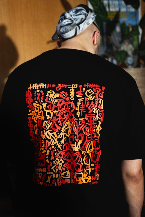 T-SHIRT PANDORA NOIR OVERSIZE