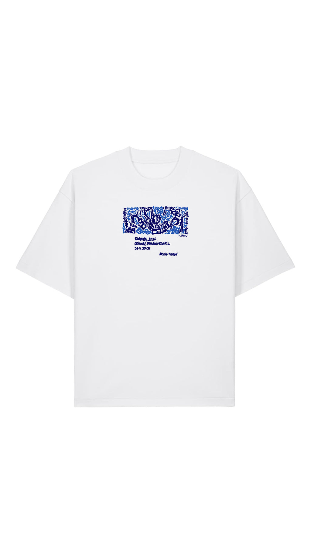 T-SHIRT PANDORA BLANC OVERSIZE