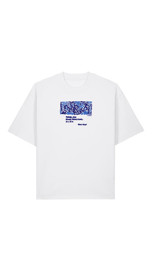 T-SHIRT PANDORA BLANC OVERSIZE